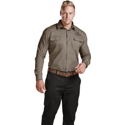Mens Long Sleeve Wildstone Shirt Model
